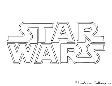 Star Wars Logo Stencil | Free Stencil Gallery