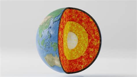 3D Model: Geography - Structure of the Earth (teacher made)