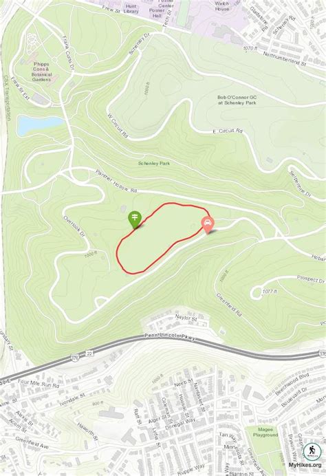 Oval Trail - 0.6 miles in Pittsburgh, PA at Schenley Park. #hiking # ...