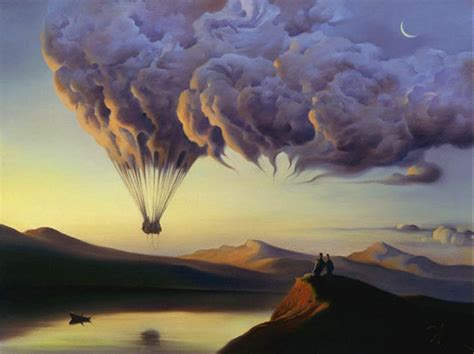 Surreal Reality Distortion Paintings, Vladimir Kush Art Gallery - Third Monk