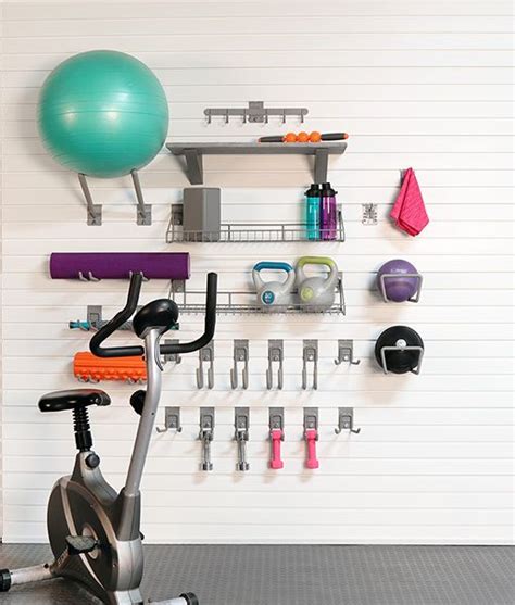 Premium Fitness Bundle | Home Gym Storage | storeWALL | Garage Storage ...