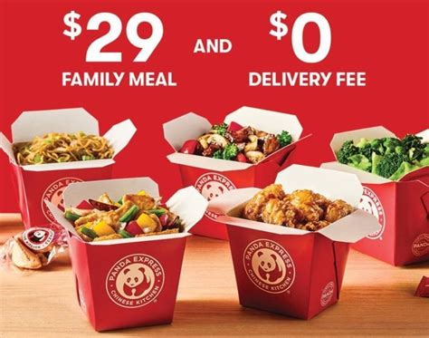 Panda Express Is Offering A $29 Family Meal Deal With $0 Delivery Fee ...