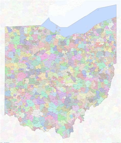 Ohio ZIP Code Map – medium image – shown on Google Maps