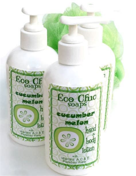 Cucumber Melon Hand & Body Lotion Handmade Lotion Natural