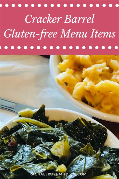 Cracker Barrel Gluten-free Menu Items - Rachael Roehmholdt