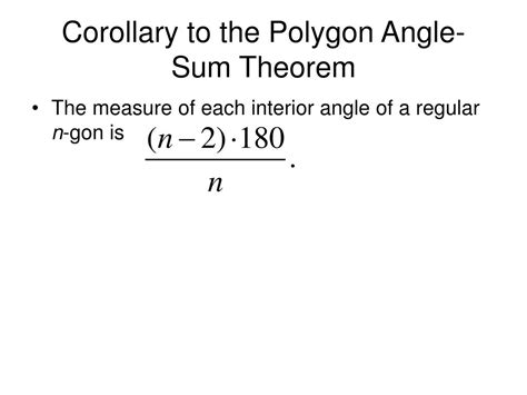 PPT - 6.1 The Polygon Angle – Sum Theorems PowerPoint Presentation, free download - ID:5478552