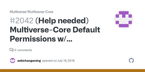 (Help needed) Multiverse-Core Default Permissions w/ LuckPerms · Issue ...
