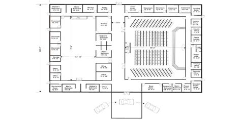 church floor plans with fellowship hall - Sage Kaiser