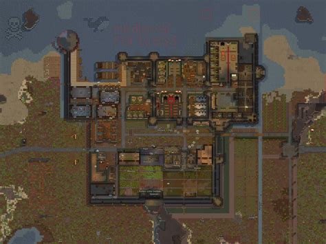 Medieval Castle (more detailed image inside) : r/RimWorld