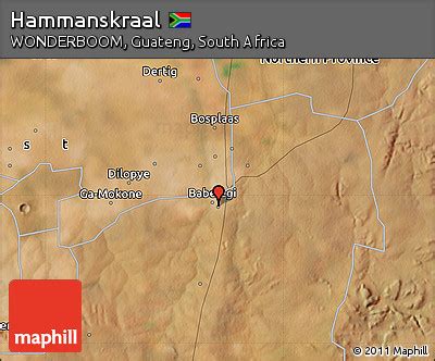 Free Satellite Map of Hammanskraal