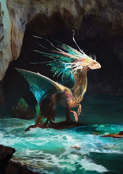 Wistmoor on Twitter | Dragon art, Mythical creatures art, Water dragon