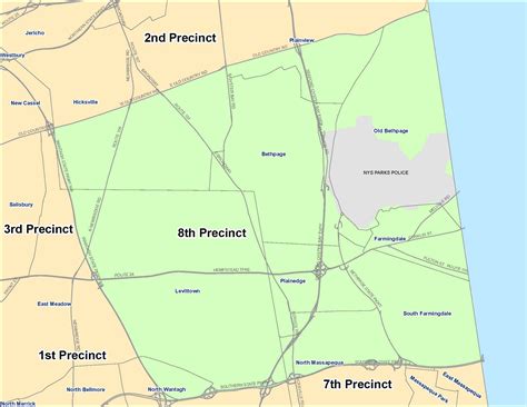 Precinct Map | Nassau County Police, NY