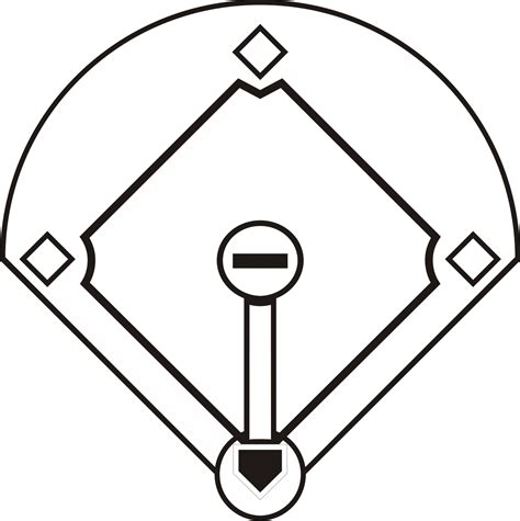 Softball Field Drawing With Label