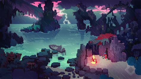 Hyper Light Drifter | Pixel art landscape, Pixel art games, Pixel art