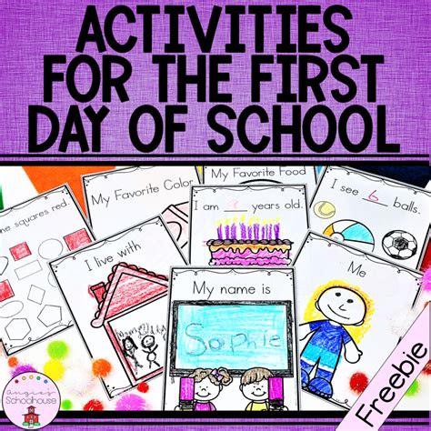 First Day of School Activities | Made By Teachers