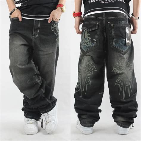 2017 New Arrival Mens Hip Hop Baggy Jeans Men Plus Size Jeans Pants ...