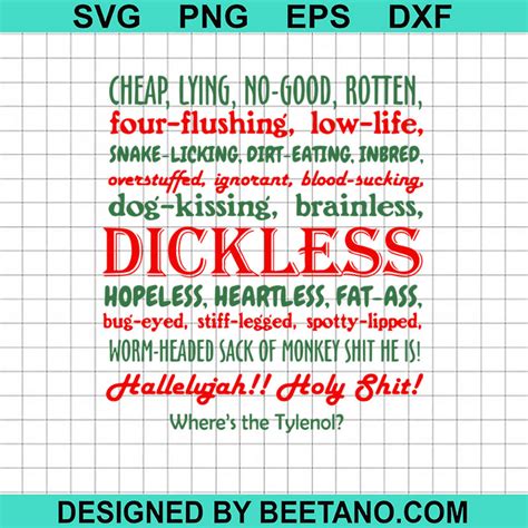 Clark Griswold boss rant national lampoon's Christmas vacation SVG ...