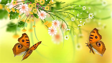 Vector flowers, butterfly, design wallpaper | vector and designs ...