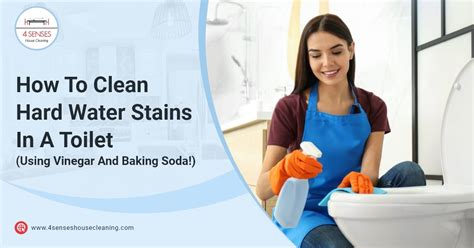 How To Clean Hard Water Stains In A Toilet (Using Vinegar And Baking ...