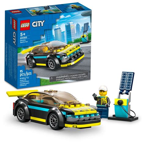 LEGO City Electric Sports Car 60383, Toy for 5 Plus Years Old Boys and Girls, Race Car for Kids ...