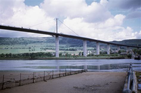 Erskine Bridge in 1971 © Jim Barton cc-by-sa/2.0 :: Geograph Britain and Ireland