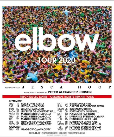 Elbow - Tour 2021 - 02 September 2021 - Bonus Arena - Event/Gig details ...