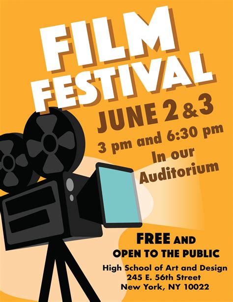 High School of Art and Design FILM FESTIVAL | June 2nd and 3rd at 3:00PM and 6:30PM – ART ...