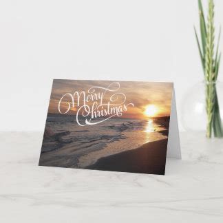 Beach Christmas Cards - Greeting & Photo Cards | Zazzle