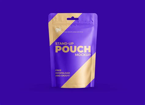 Stand Up Pouch Design Template