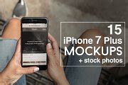 15 iPhone 7 Plus Real Photo Mockups | iPhone Mockups ~ Creative Market