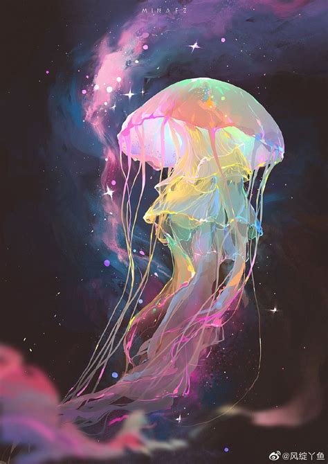 Pin on A R T #3 | Jellyfish art, Dreamy art, Ethereal art