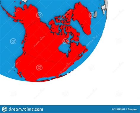 Political Map Of North America Vector Illustration De - vrogue.co