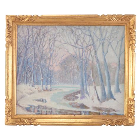 Winter Landscape Oil Painting | EBTH