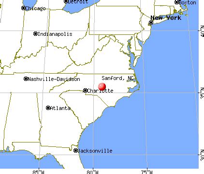 Sanford, North Carolina (NC 27332) profile: population, maps, real ...