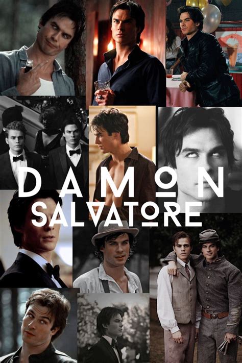 Damon Salvatore Collage Wallpaper | Damon salvatore, Vampire diaries, Vampire