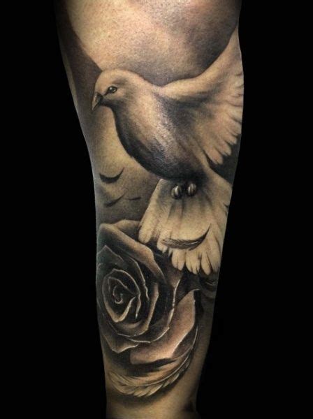 Tatuaje por Demon Tattoo | Ángeles | Paloma tatuaje, Tatuajes de animales y Tatuajes brazo