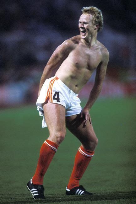 Ronald Koeman (Netherlands) wiping his backside with Olaf Thon's (West ...