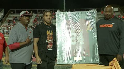 Houston Texans rookie safety Jalen Pitre has his jersey retired at alma ...