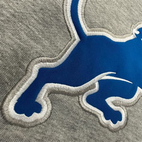 Detroit Lions Men's Stadium Fleece Crew - Vintage Detroit Collection