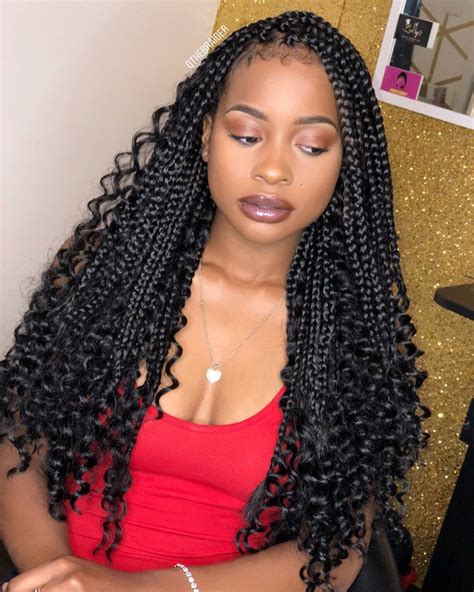 píntєrєѕt: @GoldenXChyna🧞‍♀️ Follow me for more live pins 🌈 | Box braids hairstyles for black ...