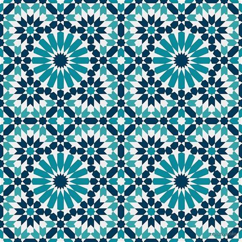 "Moroccan tiles 4" by creativelolo | Redbubble | Islamic mosaic ...