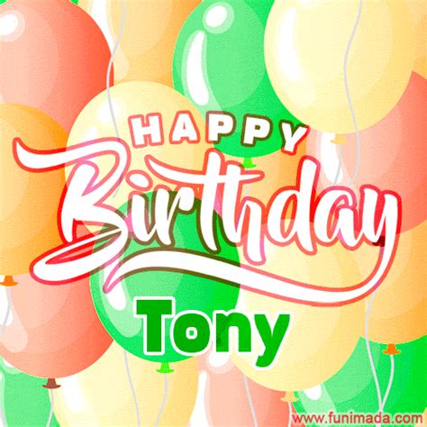 Happy Birthday Tony GIFs - Download on Funimada.com