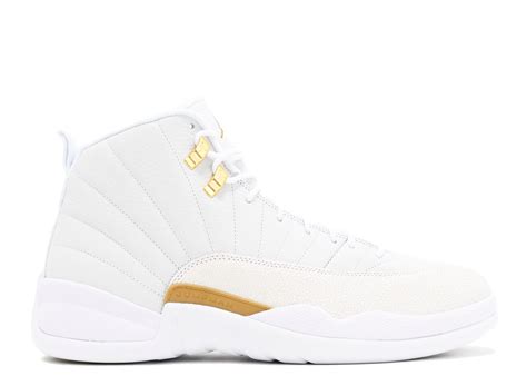 OVO X Jordan 12 Retro 'White' - Air Jordan - 873864 102 - white/metallic gold-white | Flight Club