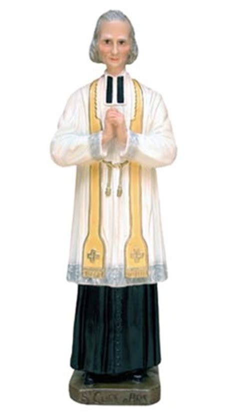 Saints - - 12" Saint John Vianney Statue