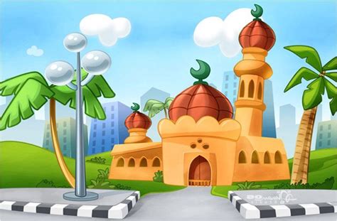 345 Background Masjid Animasi free Download - MyWeb