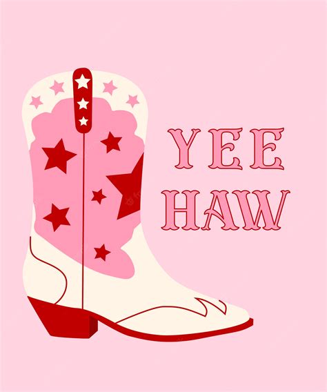 Premium Vector | Cowgirl boot_01