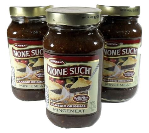 (3) None Such Mincemeat Pie Filling CLASSIC ORIGINAL 27 oz jar Fast ...