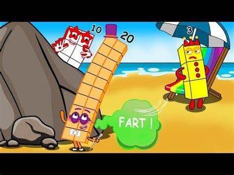 Don't Feel Angry of Friend About Fart, Numberblocks 20 farting ...