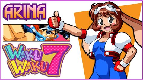 Waku Waku 7 - Arina - Arcade Gameplay - Story Mode - YouTube