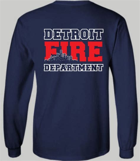 Detroit Fire Department shirt Detroit FD shirt | Etsy